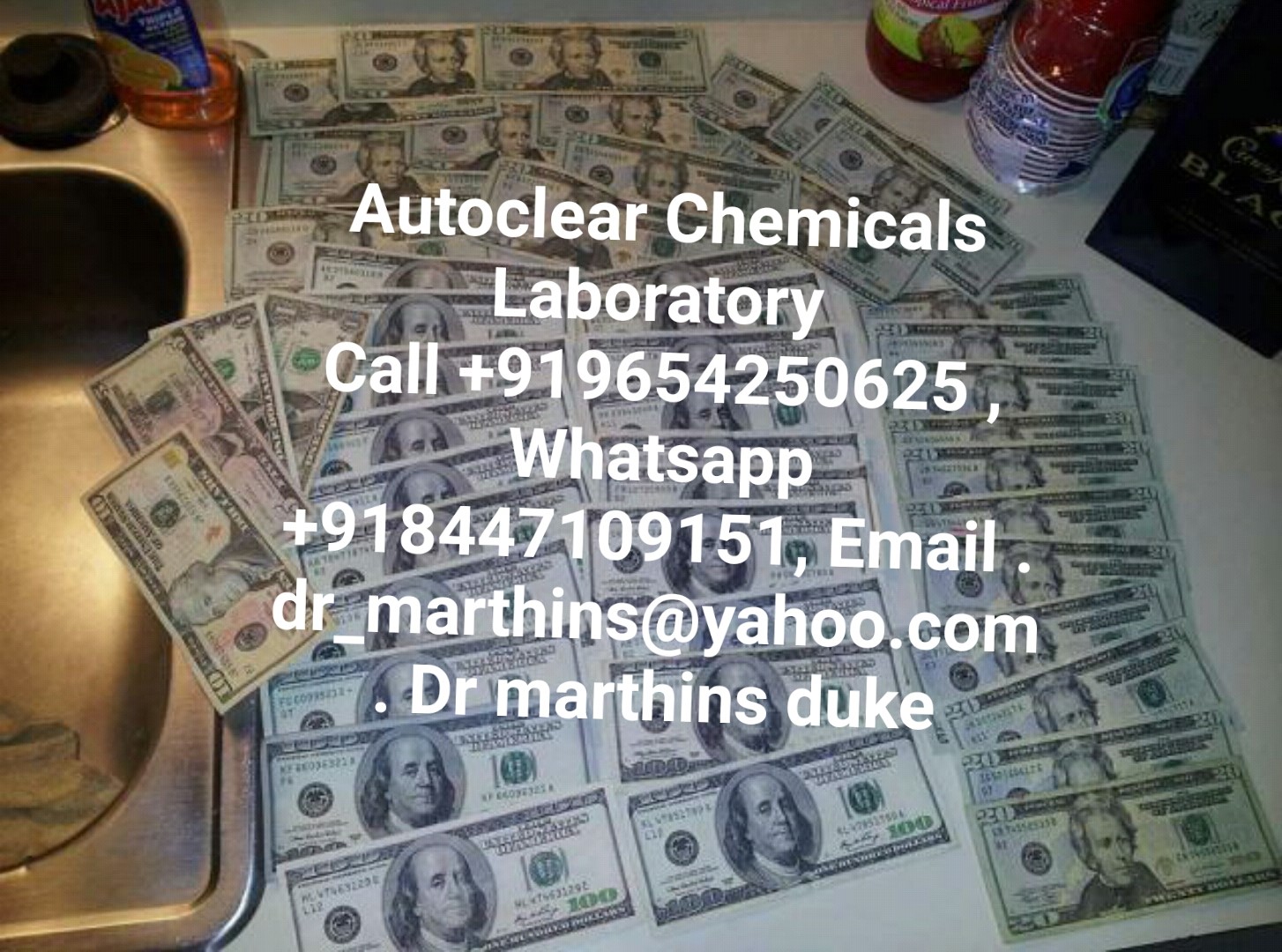 SSD CHEMICALS AUTOMATIC SOLUTION FOR CLEANING BLACK MONEY /Call +918447109151