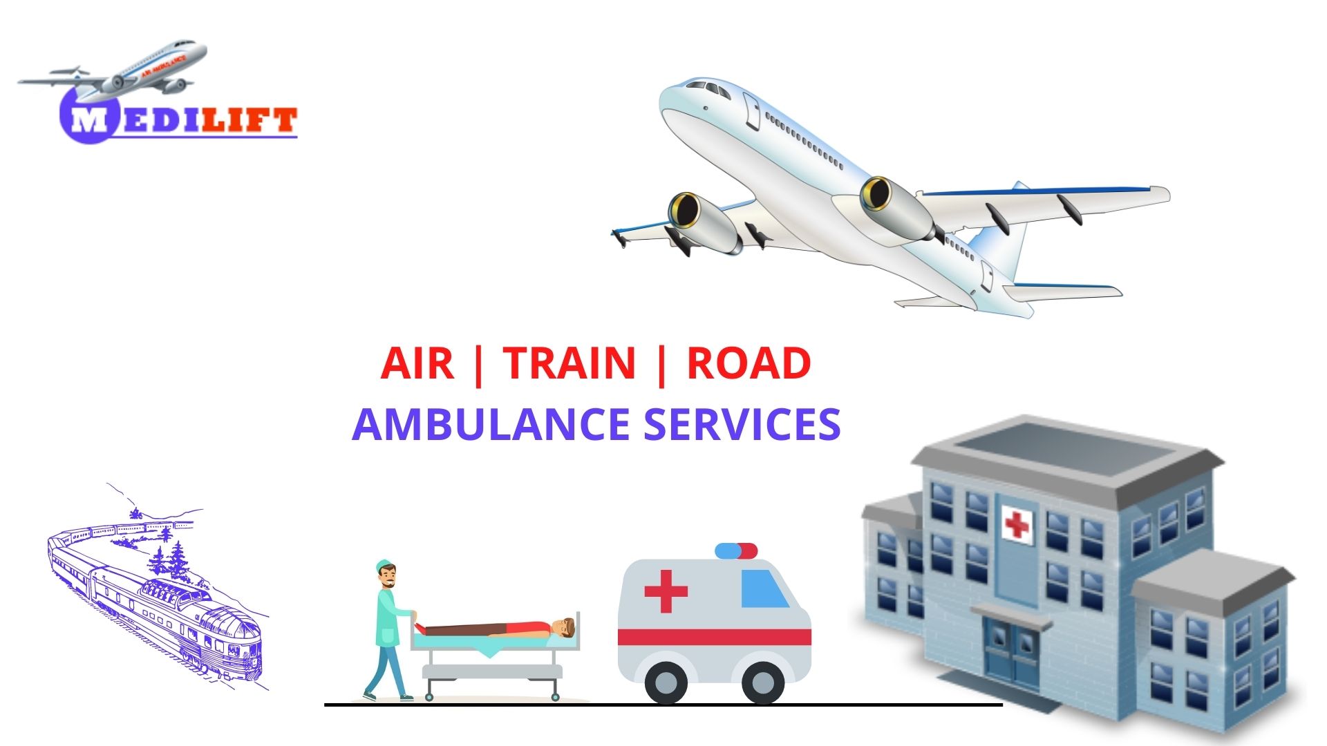 Decent Medical Setup Air Ambulance in Patna at an Affordable Cost