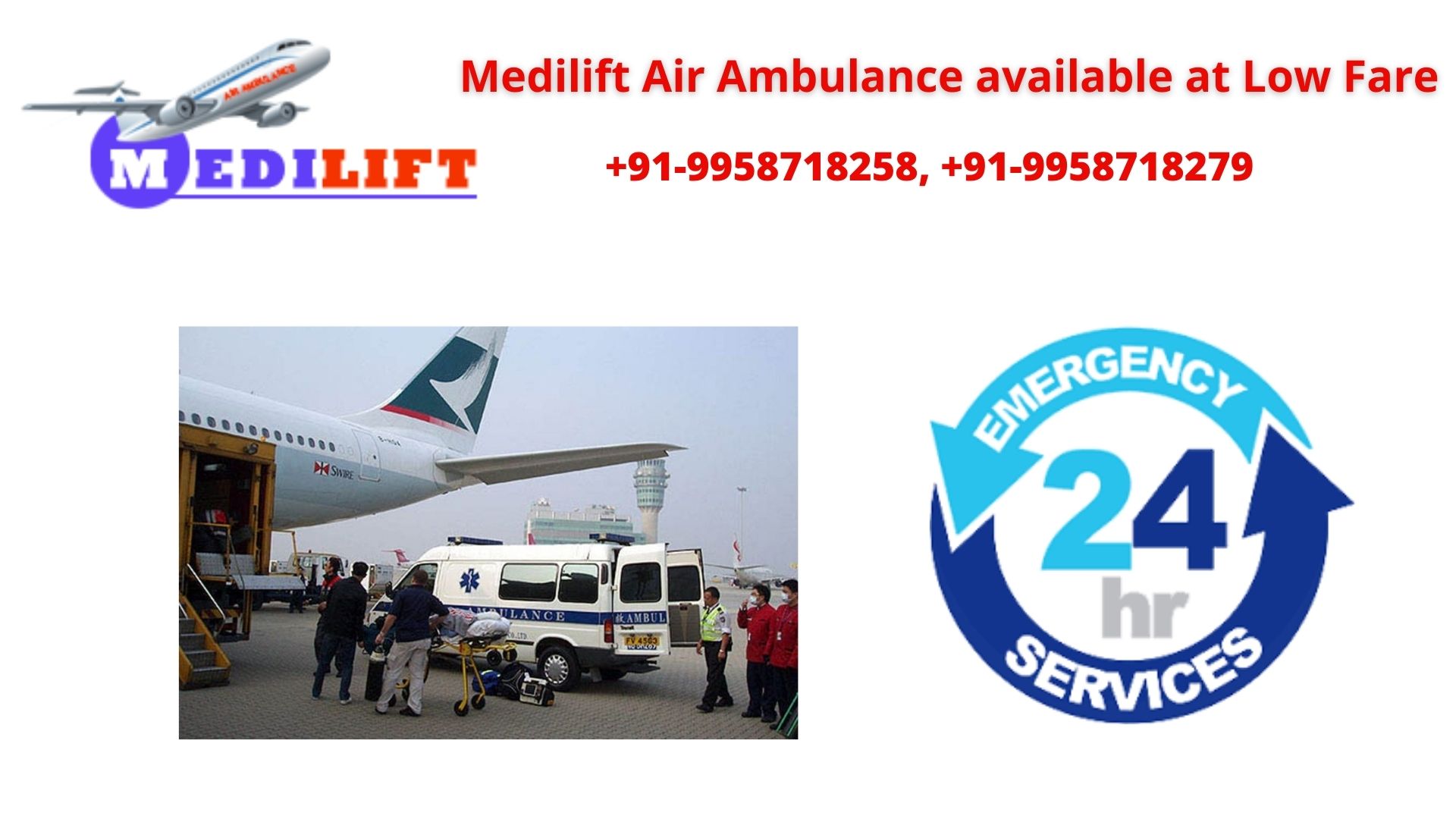 Avail Exceptionally Advanced Air Ambulance in Raipur at Low Fare