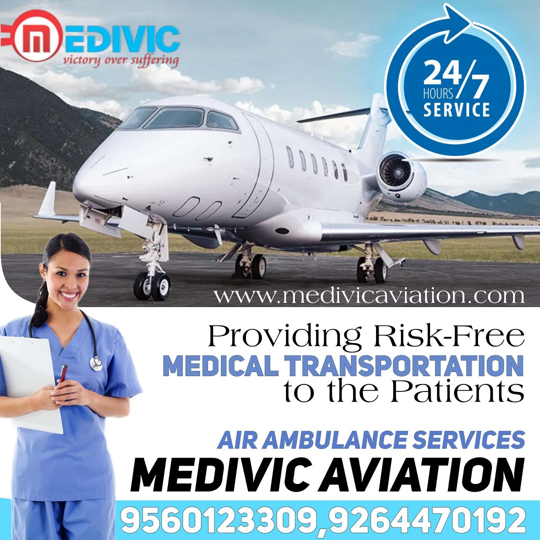 Hire Medivic Air Ambulance in Kolkata at an Actual Price Rate