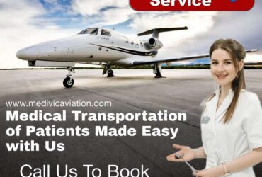 Avail Medivic Air Ambulance in Ranchi with Hi-tech Medical ICU Amenity
