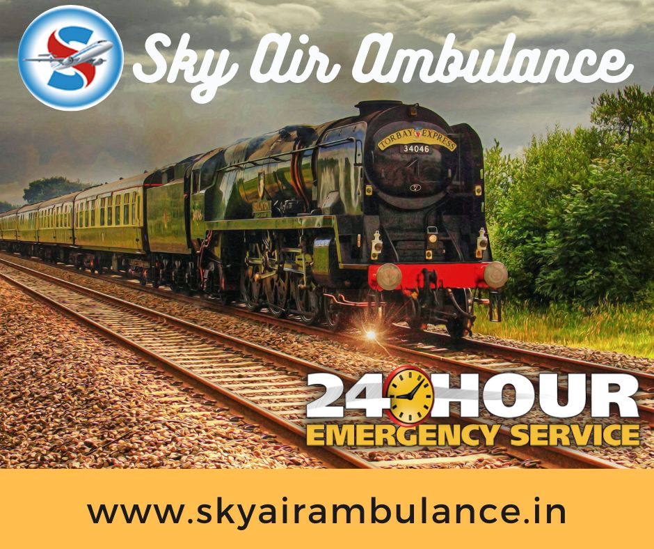 Get the Top-notch Train Ambulance Service in Kolkata with Imperative Medical Attachments by Sky