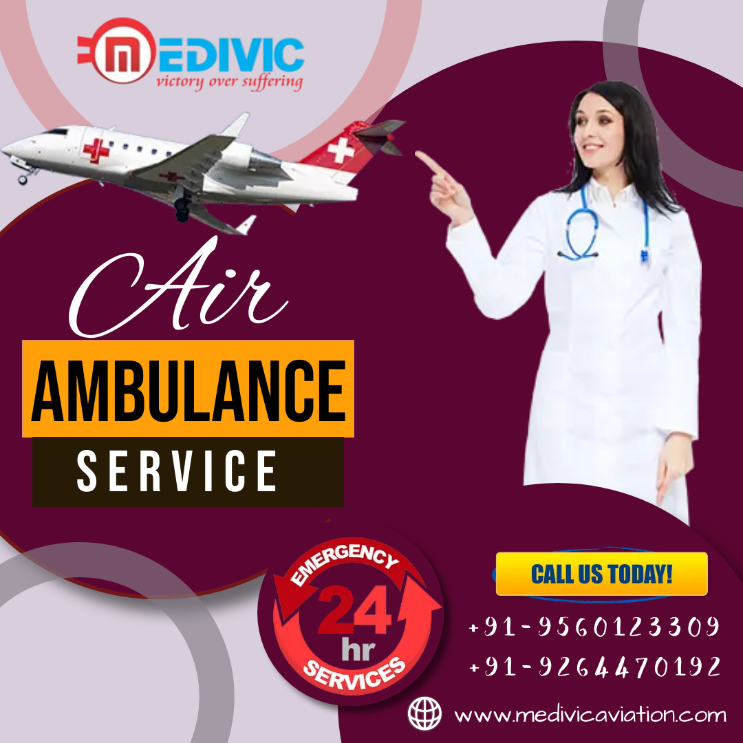 Use Excellent Medical Support by Medivic Air Ambulance from Allahabad