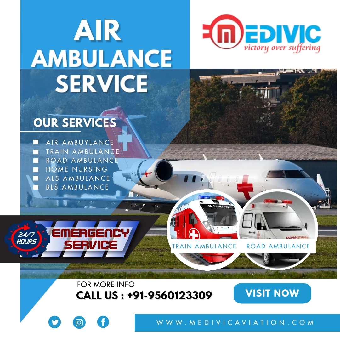Take Risk-Free Evacuation by Medivic Air Ambulance from Delhi