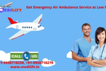 Get the Paramount Air Ambulance Services in Patna with Inclusive Medical Aids by Medilift