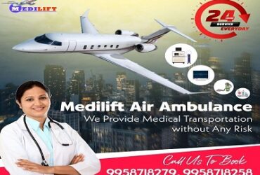 Avail Hi-tech Air Ambulance Services in Bangalore by Medilift with All Medical Convenient Aids