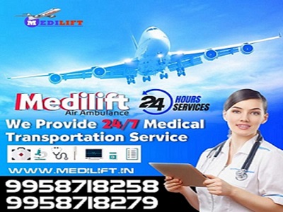 Get the Punctual Shifting Service by Air Ambulance Services in Ranchi by Medilift at any Anytime