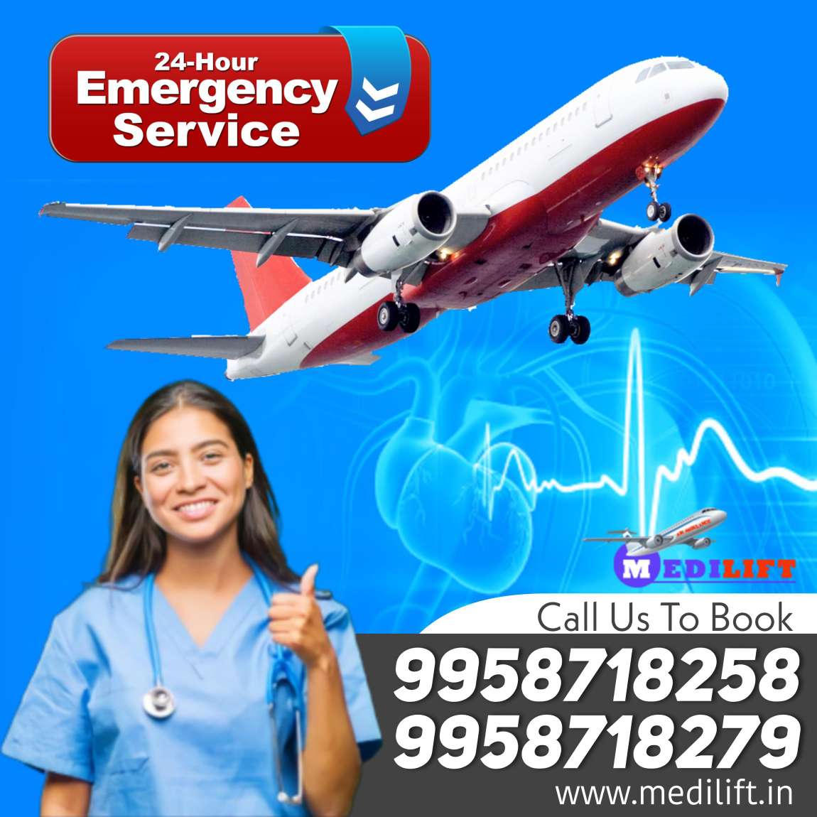Utilize the Top Class Air Ambulance Service in Chennai from Medilift