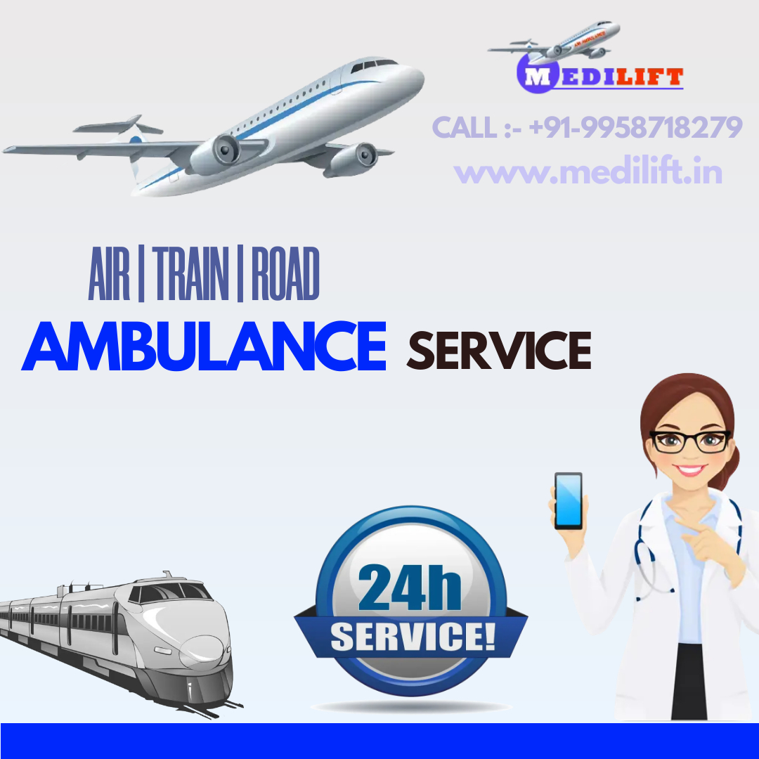 Air Ambulance Services in Bokaro with Charted Aircraft Facility by Medilift