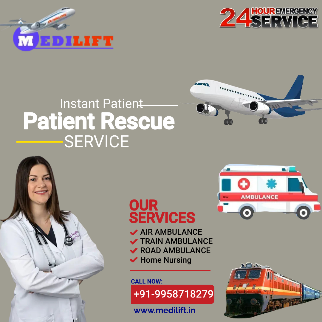 Avail Emergency Services by Medilift Air Ambulance Services in Mumbai by Medilift